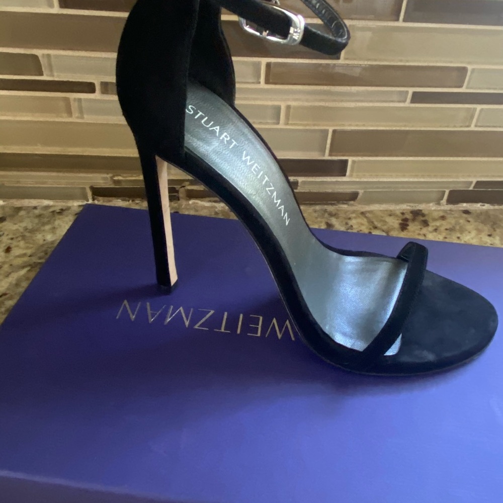 Stuart Weitzman shoes black nudist